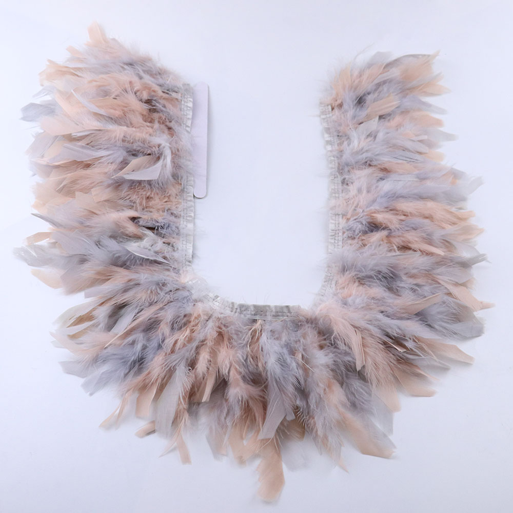 Feather Trim Marabou - Fluffy Turkey Marabou Feather Fringe Ribbon