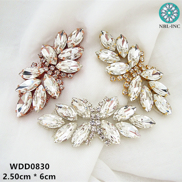 Sew On Rhinestone - (1PC) Silver gold rhinestone bridal belt