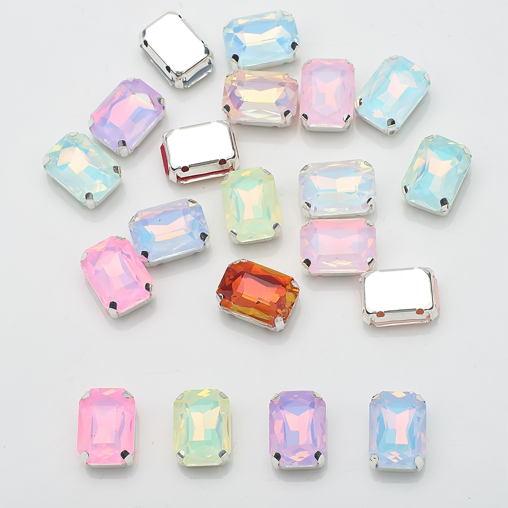 10 Pcs 10x14mm Sew On Rhinesto - Sew On Rhinestone 评论和价格