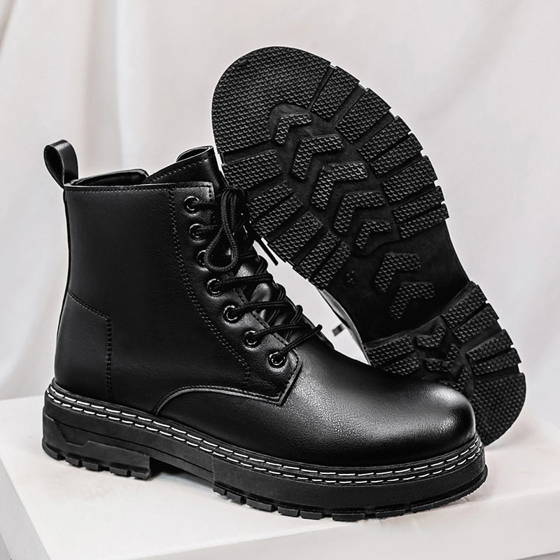 Men's 4-Season Black Patent Le - Guipure Lace Panel 评论和价格