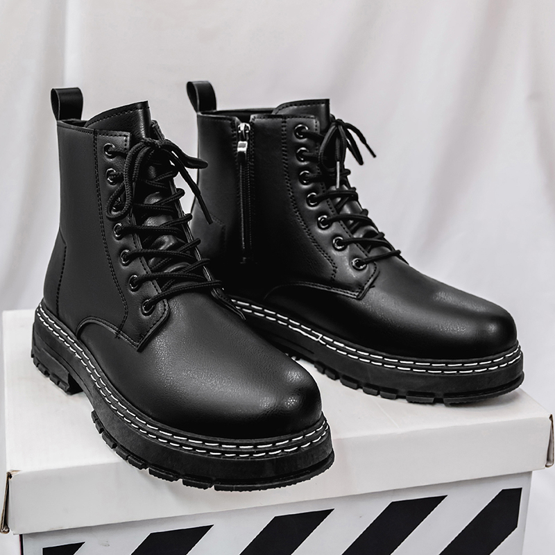 Men's 4-Season Black Patent Le - Guipure Lace Panel 评论和价格