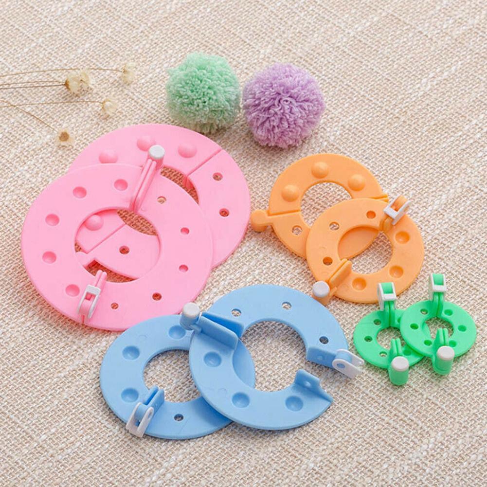 8pcs Wool Ball Maker Knitted T - Pom Pom Maker Tool 评论和价格