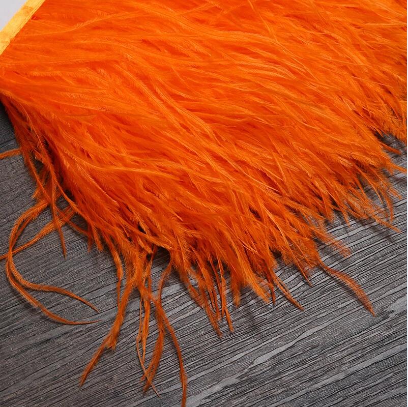 13-18CM 6M Ostrich Feather tri - Feather Trim Marabou 评论和价格