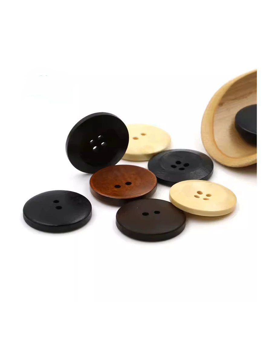 10pcs 18mm Round Wooden Button - Embellishments For Scrapbooking 评论和价格