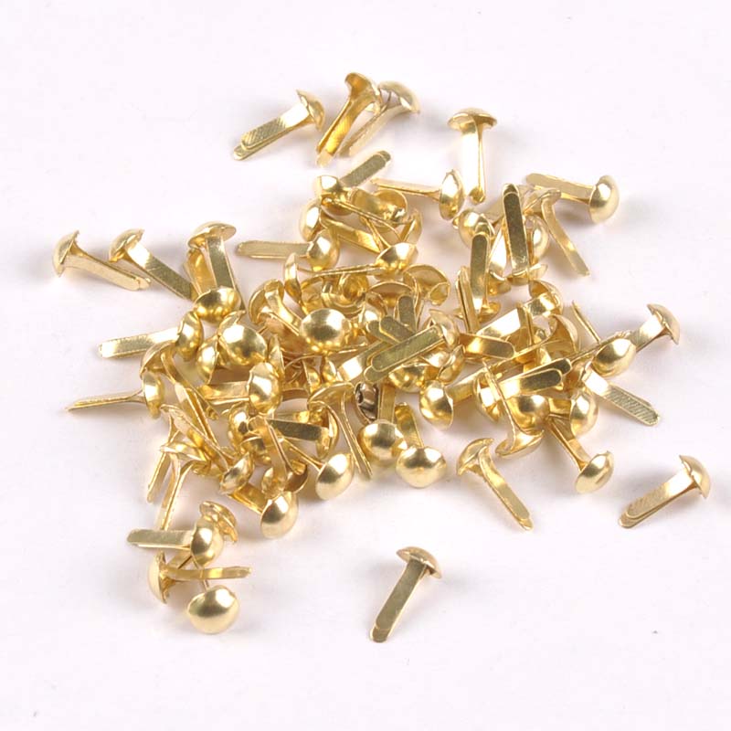 100PCs mixed Silver/golden Rou - Embellishments For Scrapbooking 评论和价格