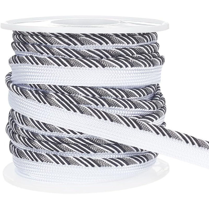 10 Yard Black Twisted Lip Cord - Cord Trim Twisted 评论和价格