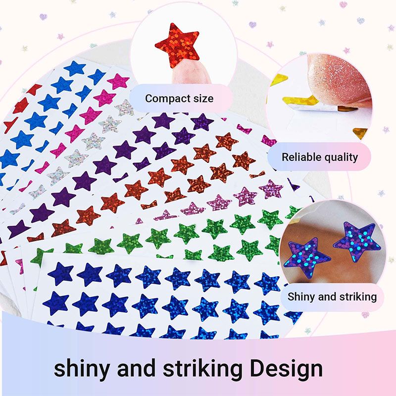 420Pcs Star Stickers Sparkly H - Glitter Vinyl Roll 评论和价格