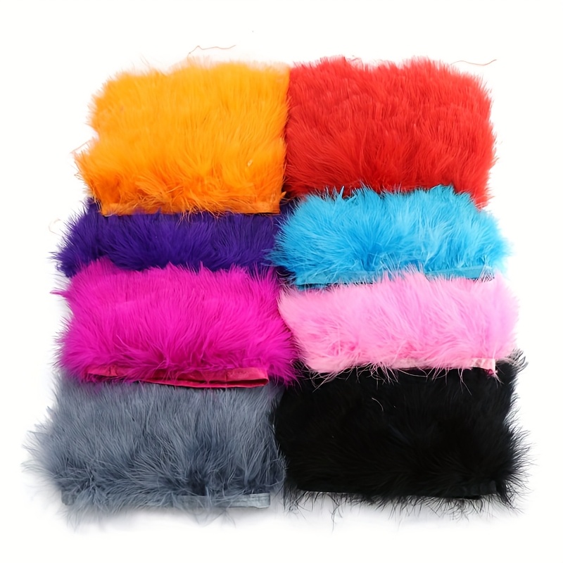 Fluffy Turkey Feathers Trim Fr - Feather Trim Marabou 评论和价格