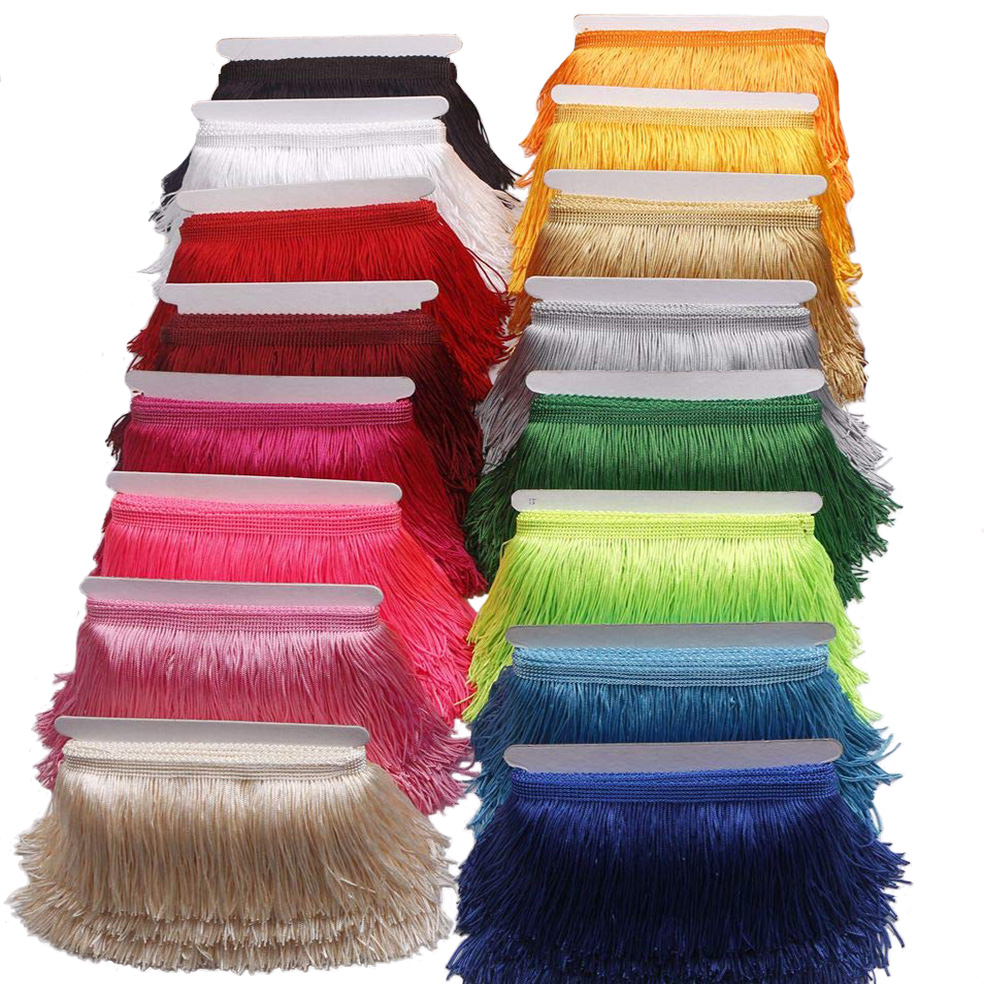 10 Yards 15cm Long Tassel Frin - Fringe Ribbon Sewing 评论和价格