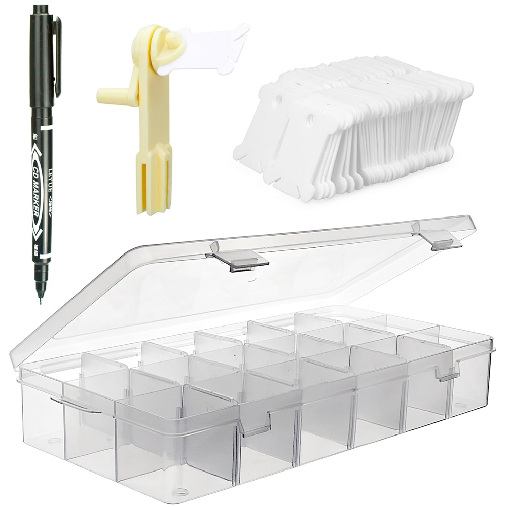 Embroidery Floss Organizer 18  - Craft Embellishment Storage 评论和价格