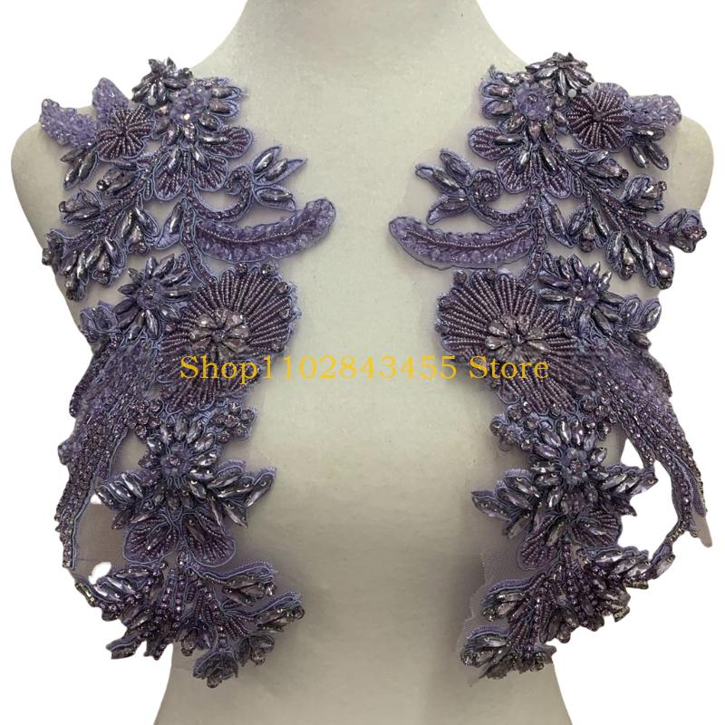 49MC Embroidery Beadwork Wheat - Applique Patch Flower 评论和价格