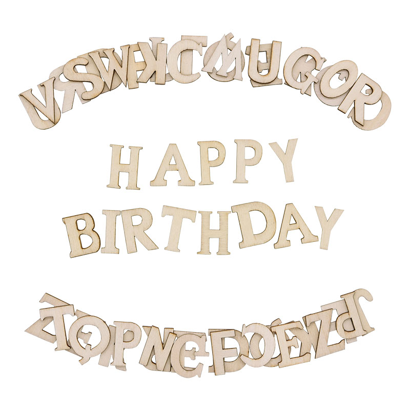 100pcs Letters Wooden Alphabet - Craft Embellishments 评论和价格