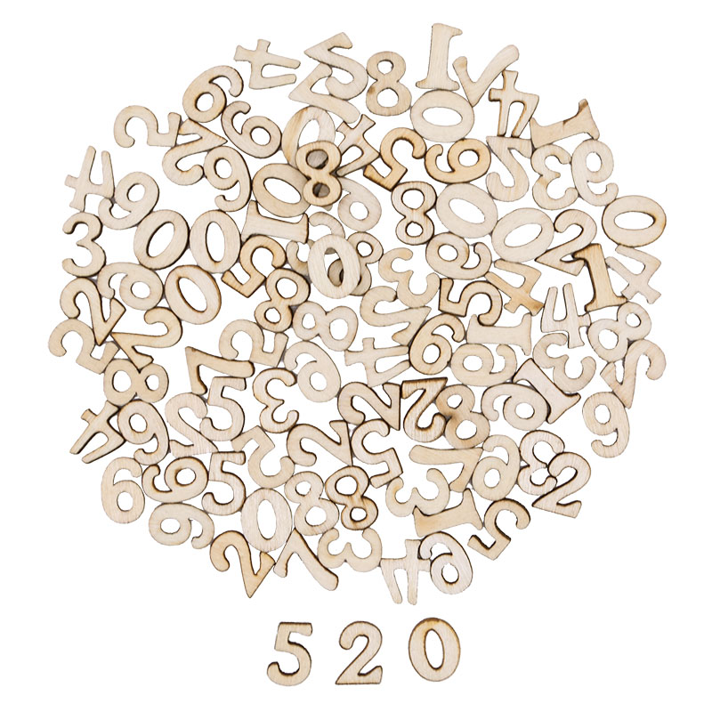 100pcs Letters Wooden Alphabet - Craft Embellishments 评论和价格