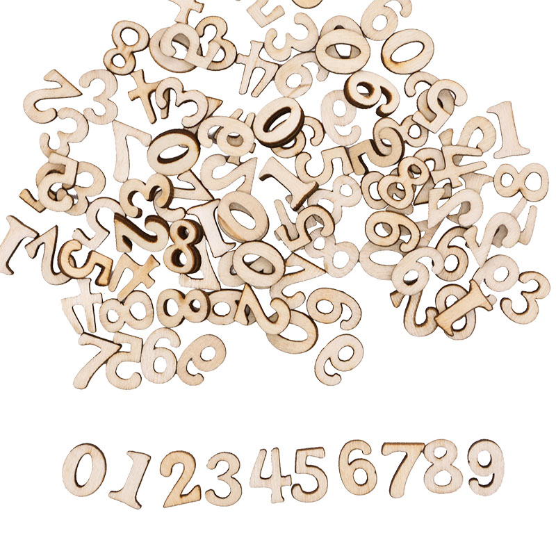 100pcs Letters Wooden Alphabet - Craft Embellishments 评论和价格
