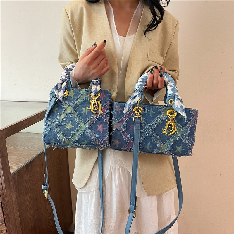 Y2K Women's New Denim Star Han - Craft Embellishment Storage 评论和价格