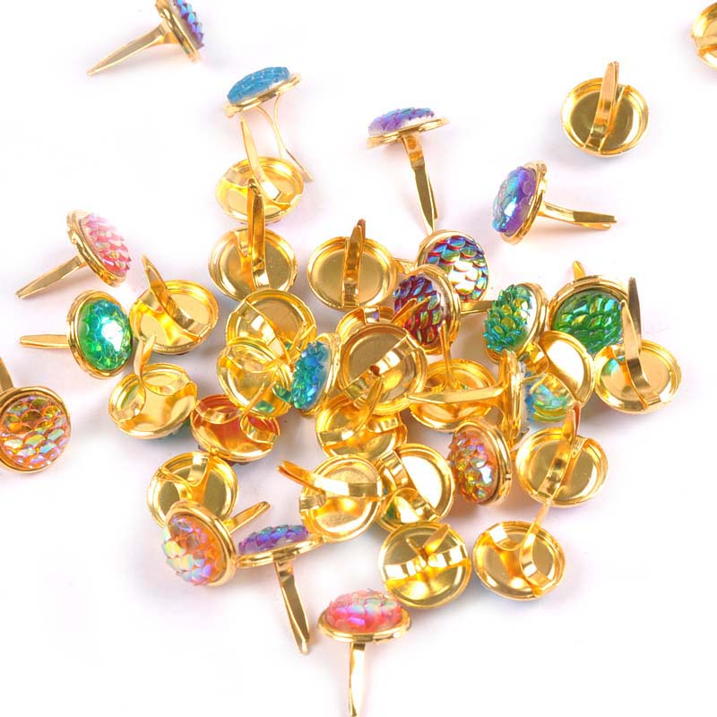 13x13mm 20Pcs Mix Squama Patte - Embellishments For Scrapbooking 评论和价格