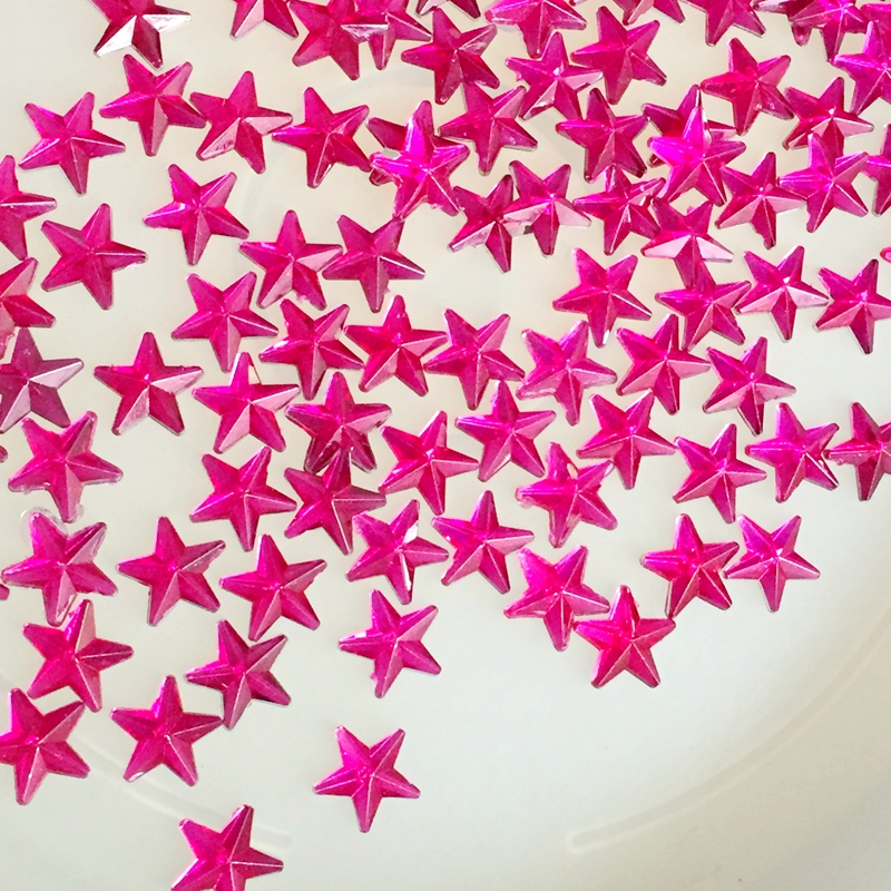400pcs 10mm Crystal Star Shape - Hotfix Rhinestone Sheet 评论和价格