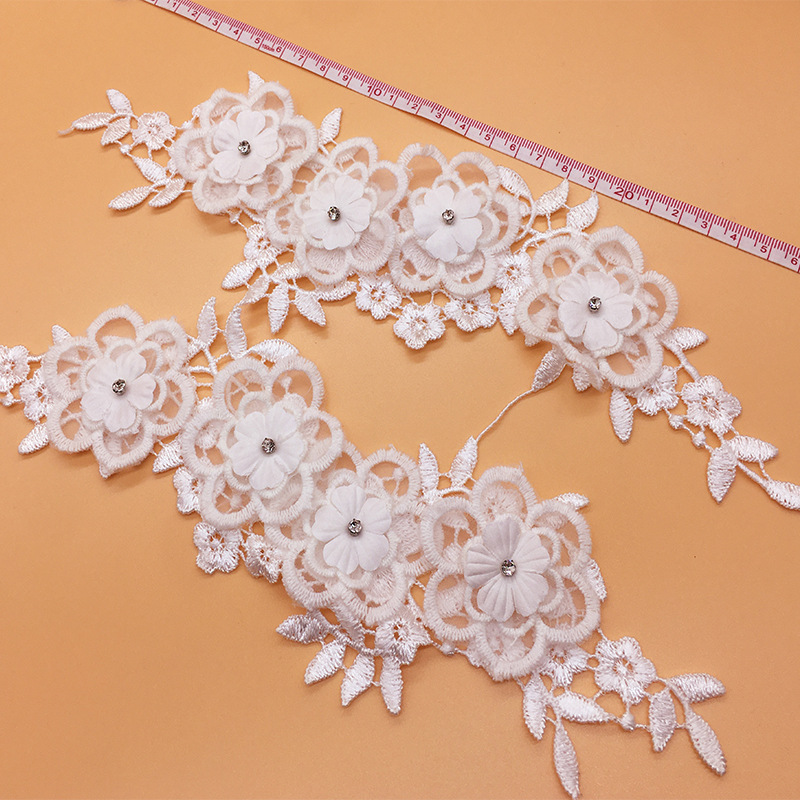 2Pairs/lot  Mesh Fashionable C - Applique Patch Flower 评论和价格
