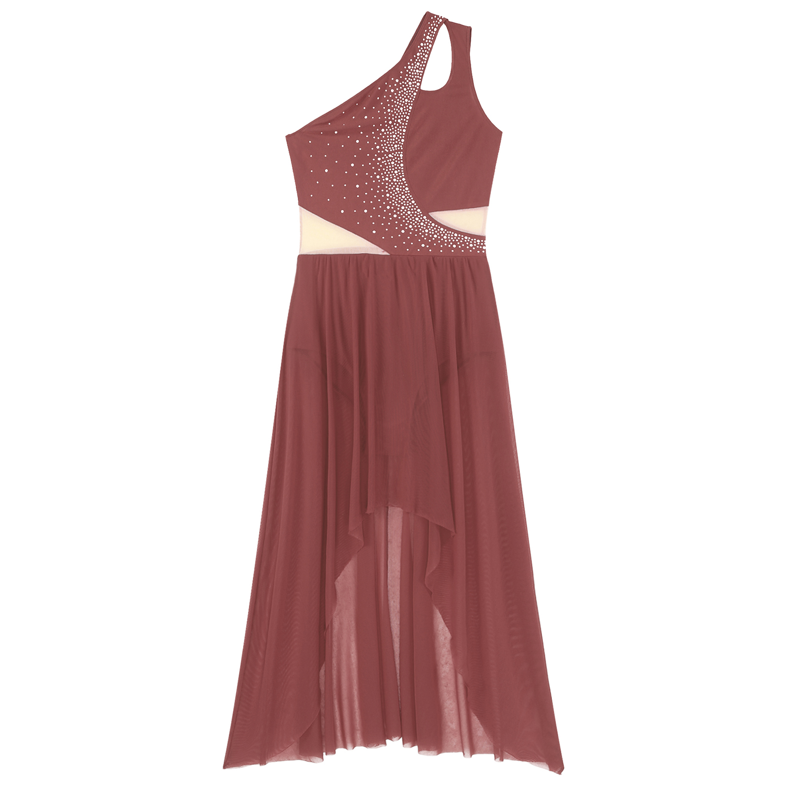 Women Sleeveless Rhinestones M - Rhinestone Banding Trim 评论和价格
