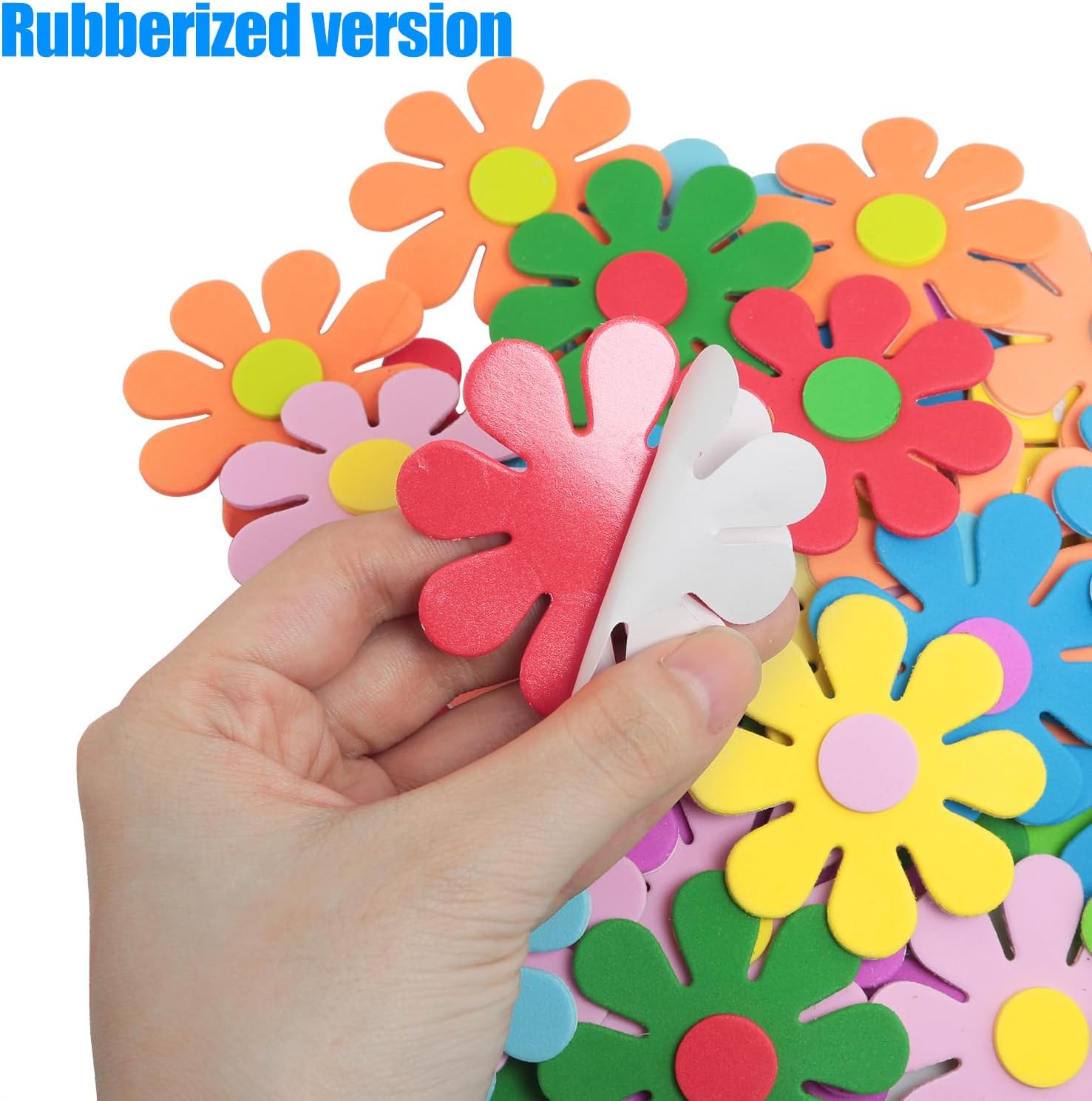 3D flower foam stickers Spring - Craft Embellishments 评论和价格