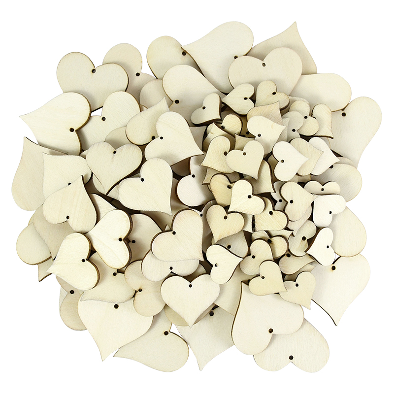 10-100pcs Unfinished Blank Woo - Craft Embellishments 评论和价格