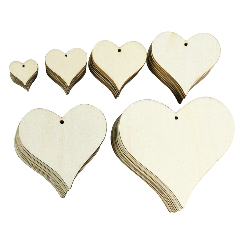 10-100pcs Unfinished Blank Woo - Craft Embellishments 评论和价格