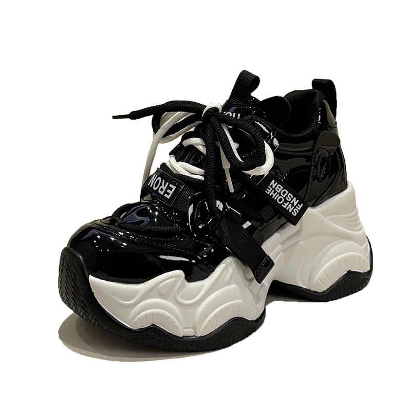 High Platform Sneakers Women 2 - Guipure Lace Panel 评论和价格