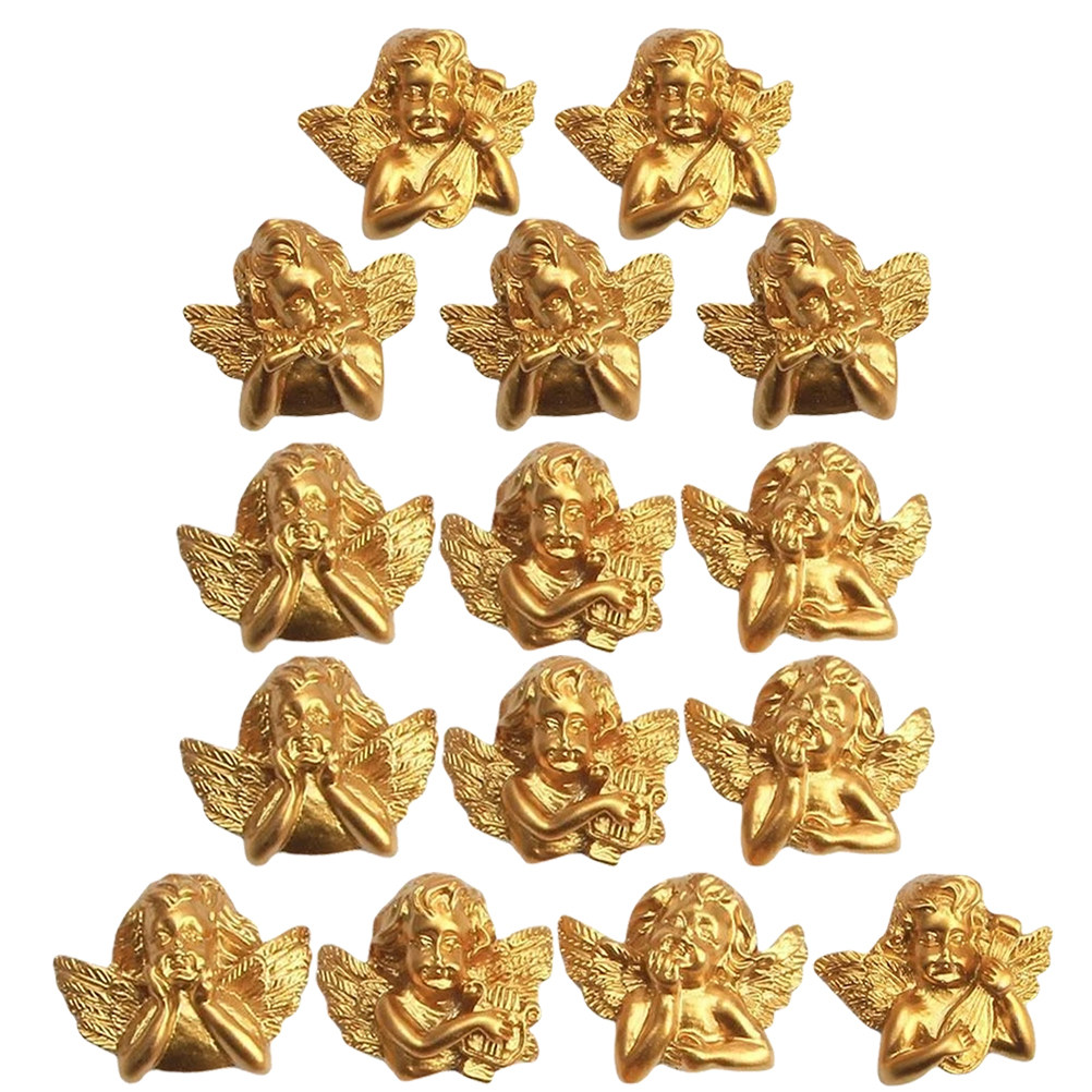 15pcs Resin Angel Accessories  - Craft Embellishments 评论和价格