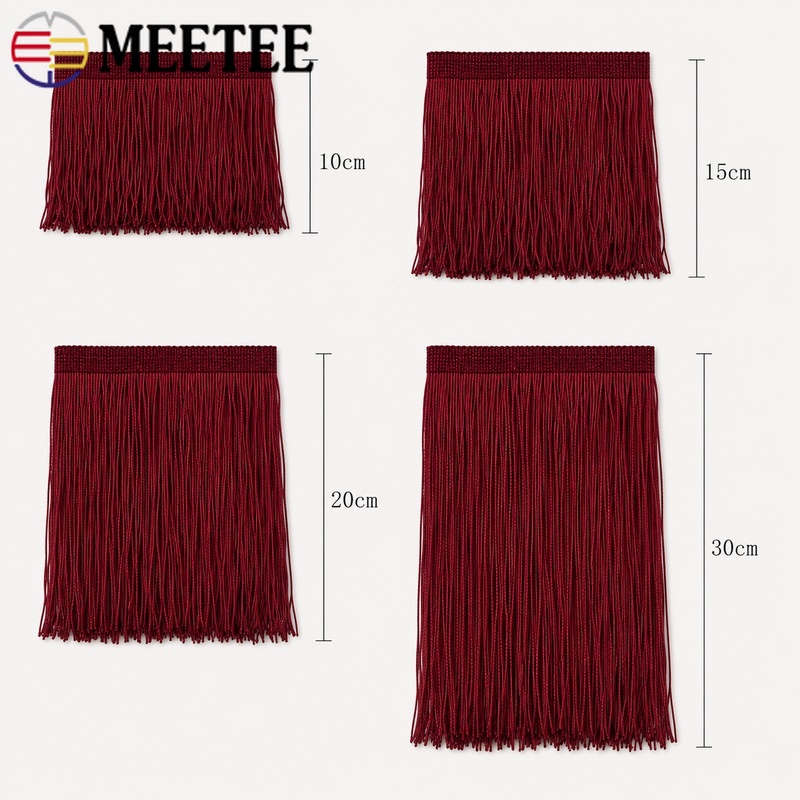 5/10Yards 10-30cm Red Tassel F - Fringe Ribbon Sewing 评论和价格