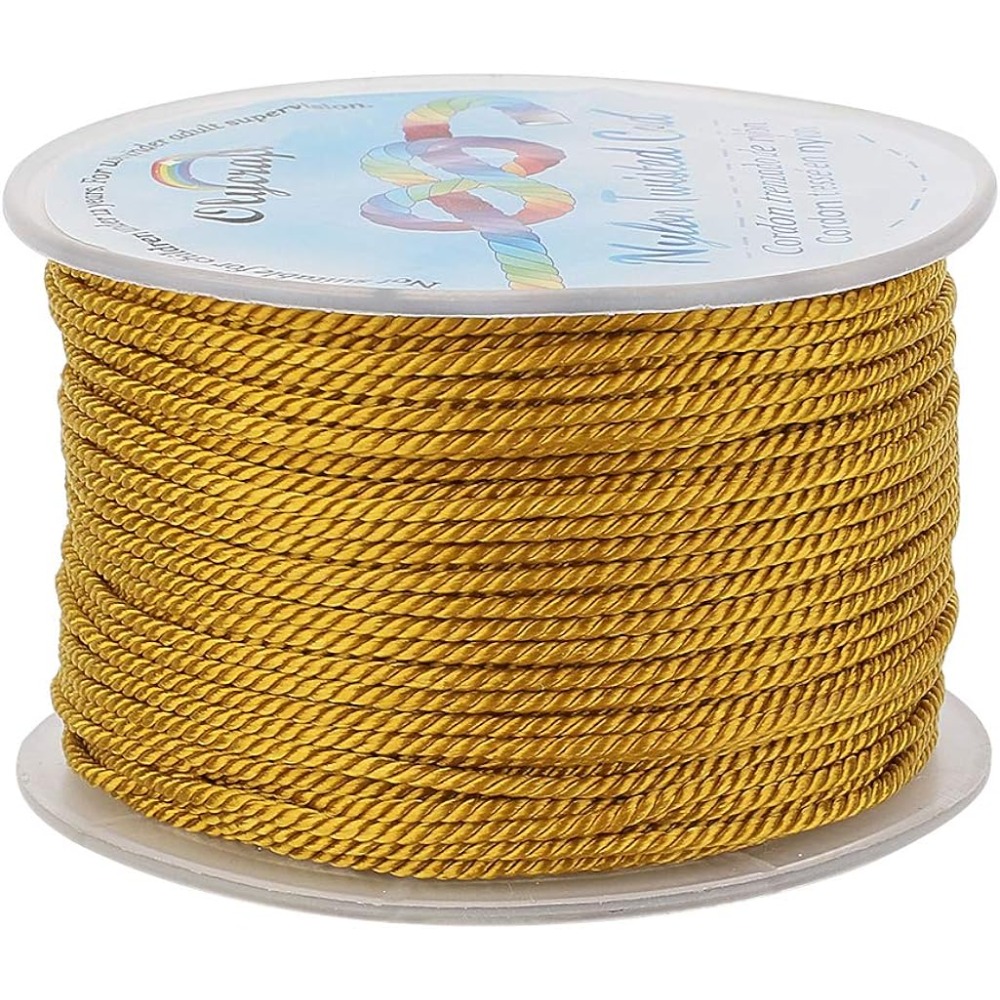 55 Yards 1mm Twisted Satin Nyl - Cord Trim Twisted 评论和价格