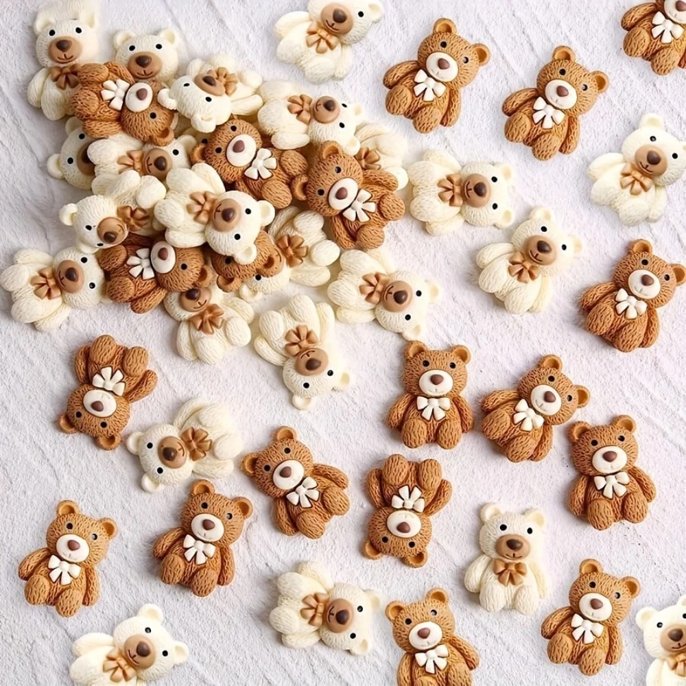 10-100pcs Cartoon Beige Coffee - Embellishments For Scrapbooking 评论和价格