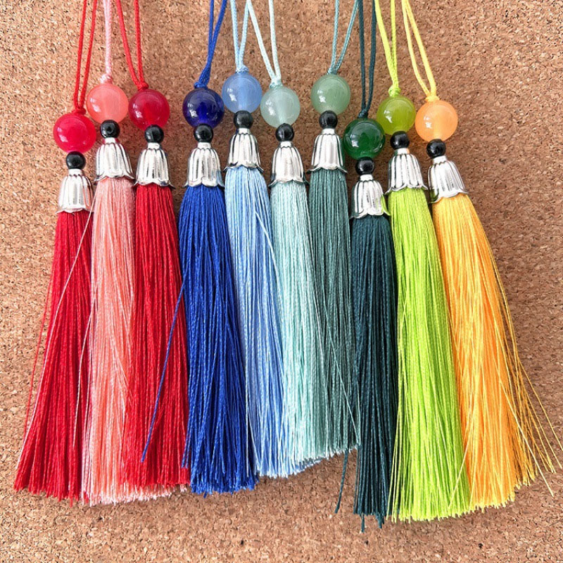 5/10/20Pcs Handmade Silky Soft - Beaded Trim Fringe 评论和价格