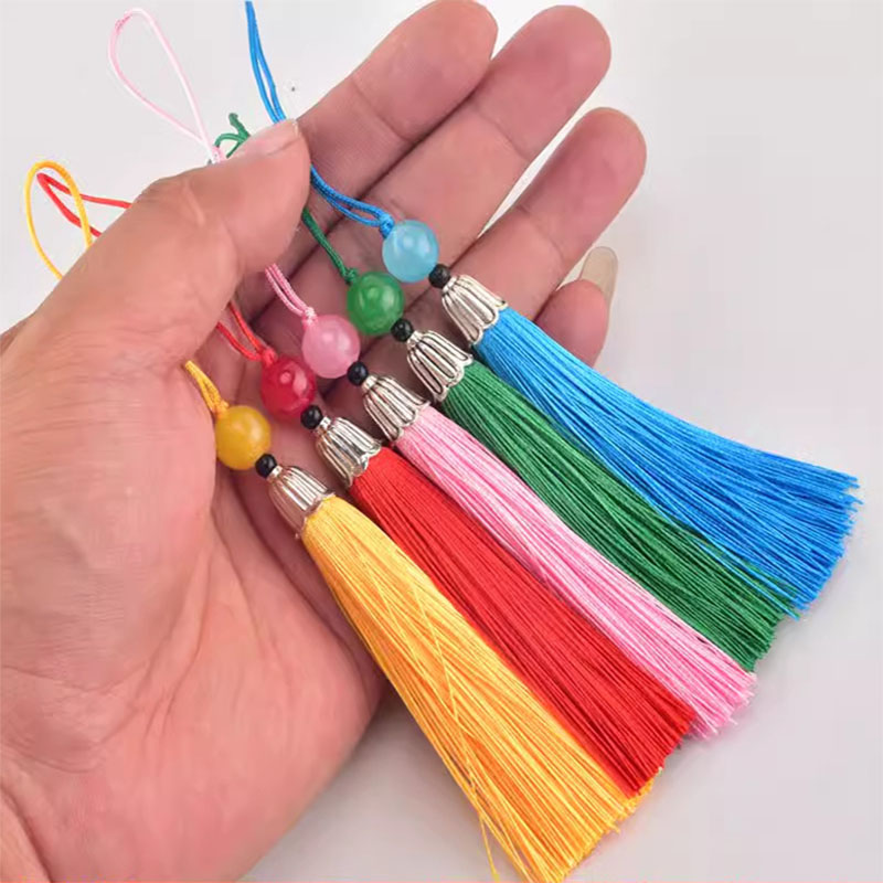 5/10/20Pcs Handmade Silky Soft - Beaded Trim Fringe 评论和价格