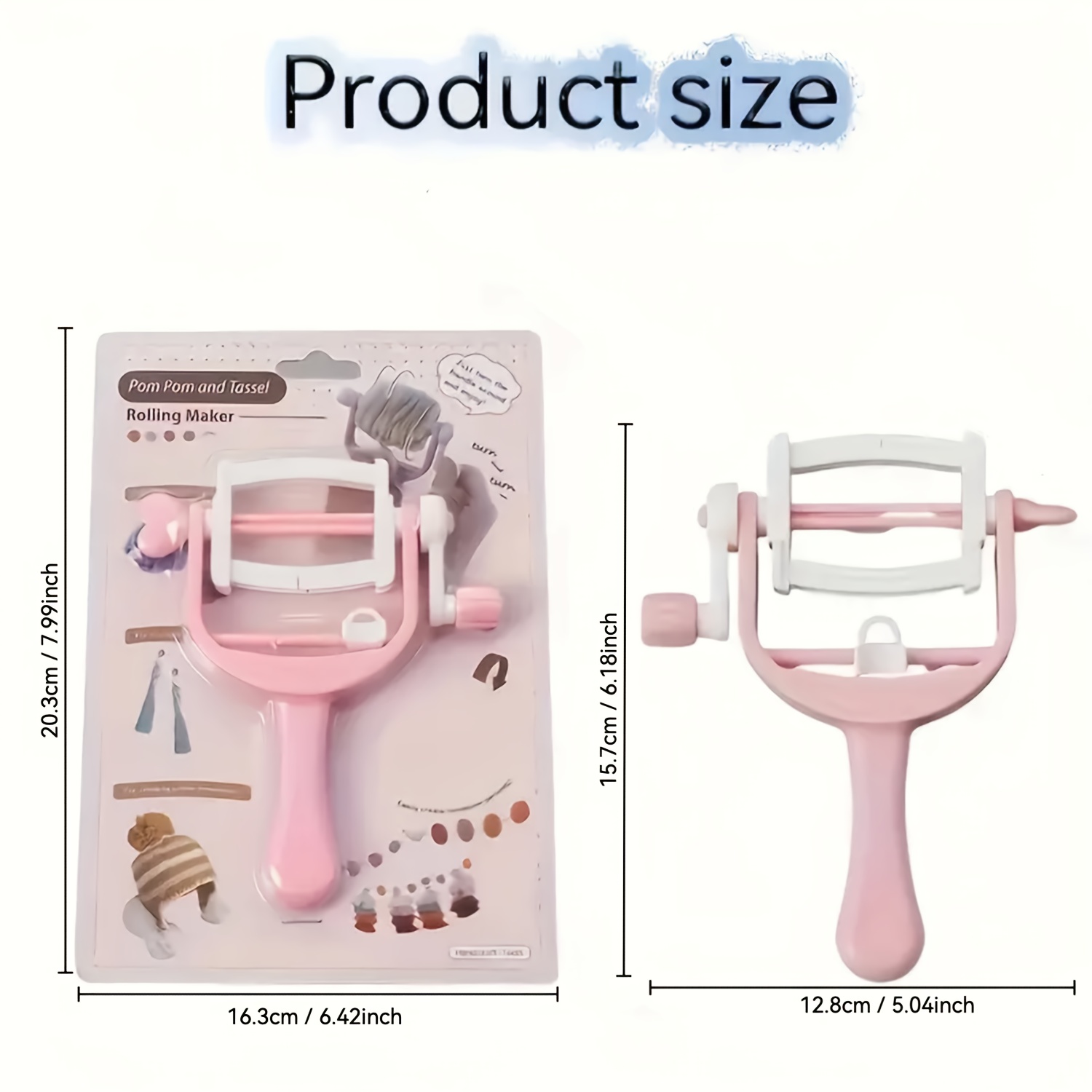 Hand-cranked Winding Coil Fur  - Pom Pom Maker Tool 评论和价格