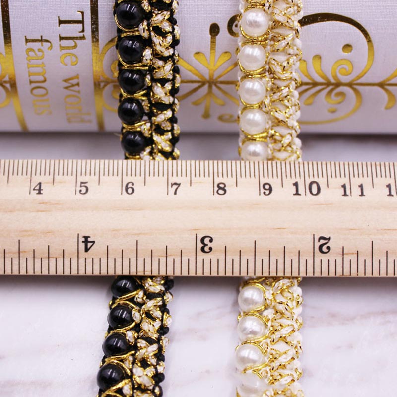 10 Yards DIY Accessories Pearl - Fringe Ribbon Sewing 评论和价格