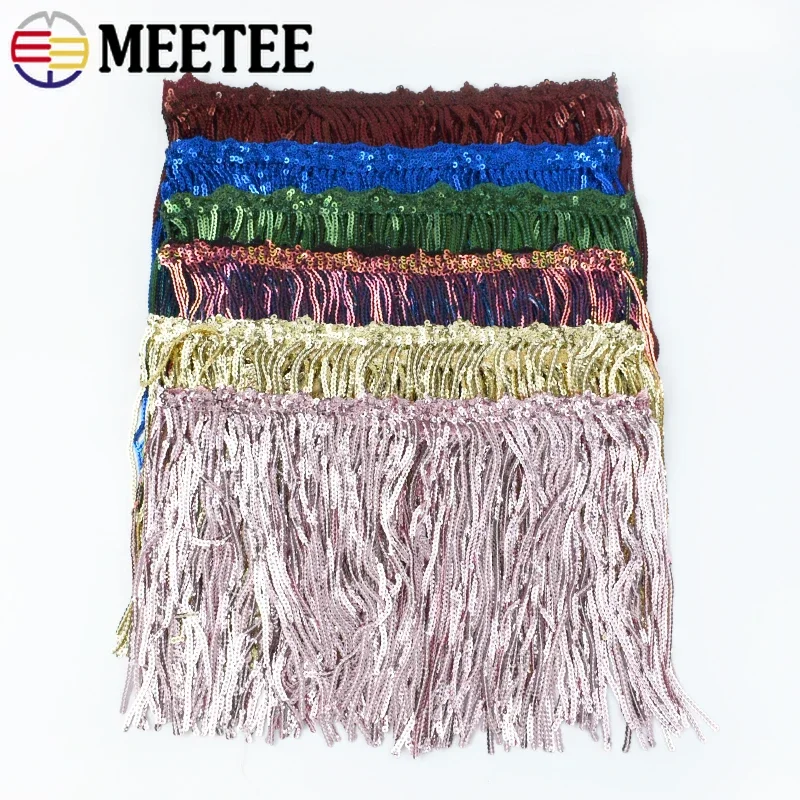 1-5Yard 17cm Latin Dance Fring - Fringe Ribbon Sewing 评论和价格