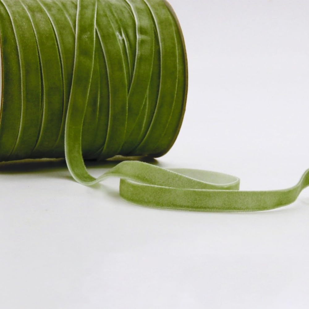 2 Rolls 21.88 Yards 3/8 Inch G - Velvet Ribbon Roll 评论和价格