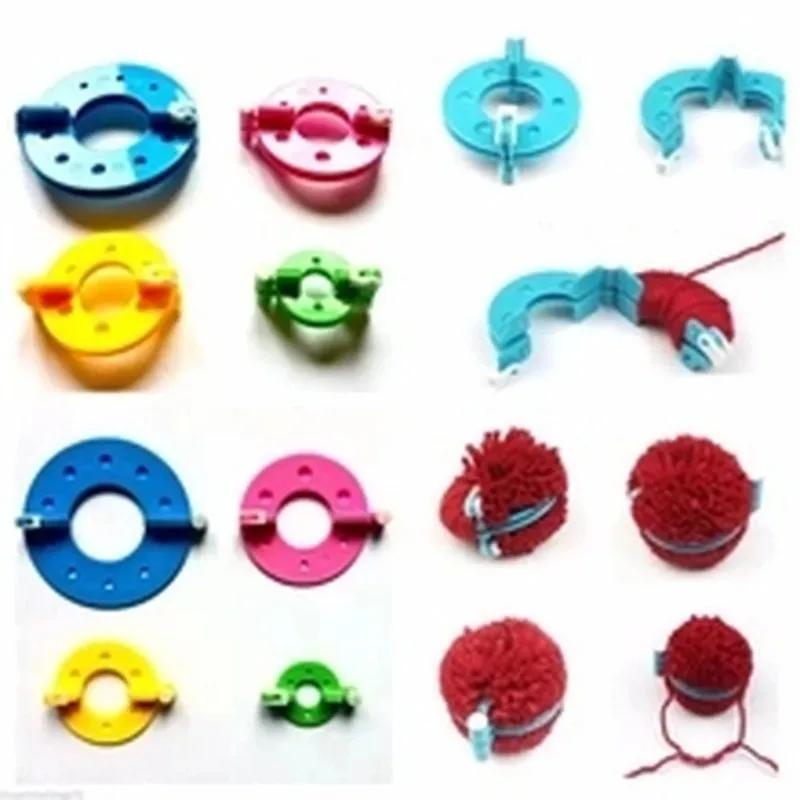 8PCS 4Sizes Fluff Ball Weaver  - Pom Pom Maker Tool 评论和价格