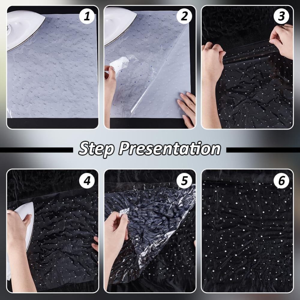 10 Sheet Glitter Hotfix Rhines - Hotfix Rhinestone Sheet 评论和价格