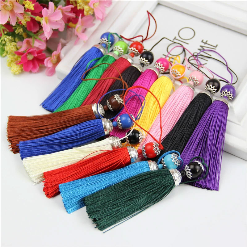 1/3/5pcs Silk Tassel Fringe Br - Beaded Trim Fringe 评论和价格