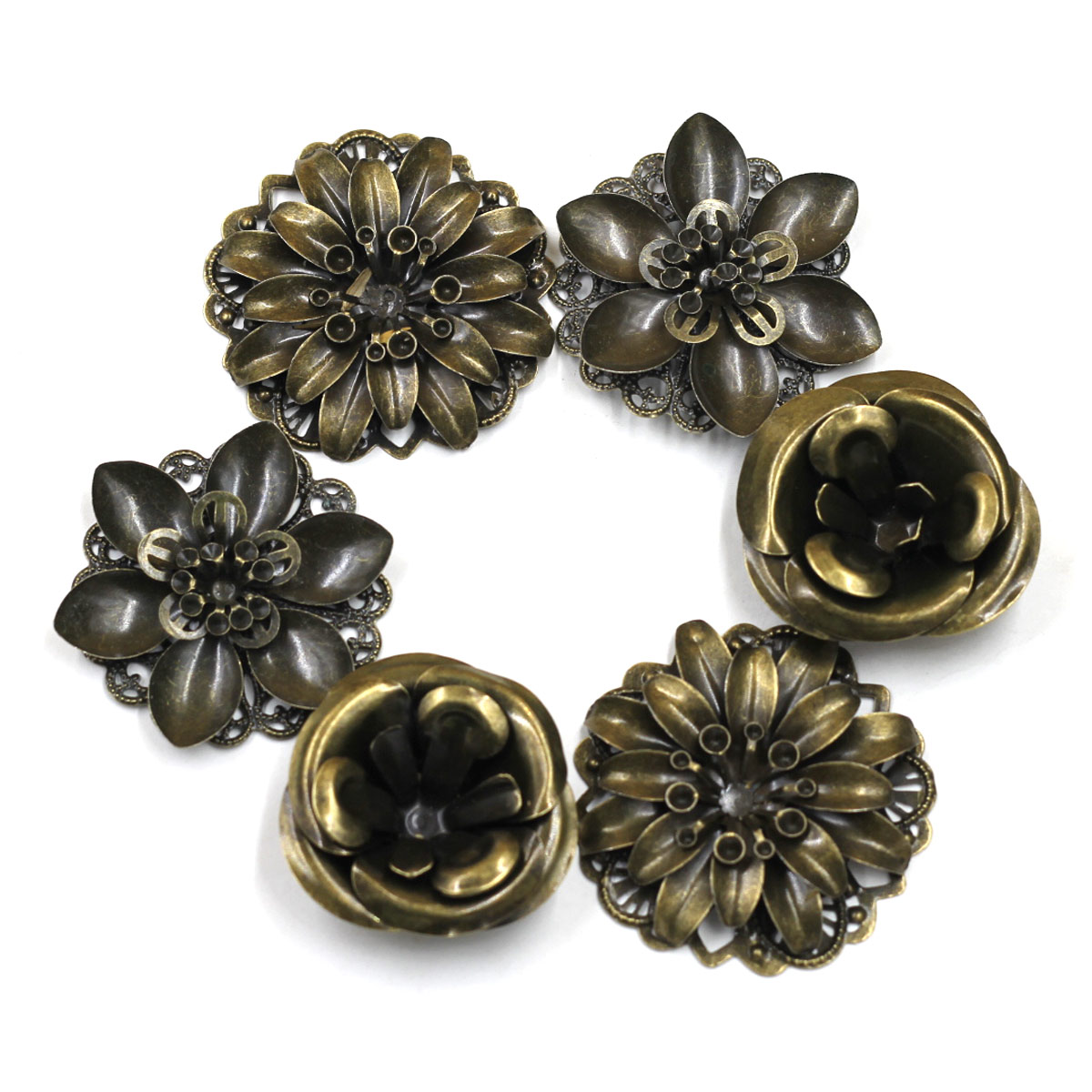 6Pcs Embellishments Combinatio - Craft Embellishments 评论和价格