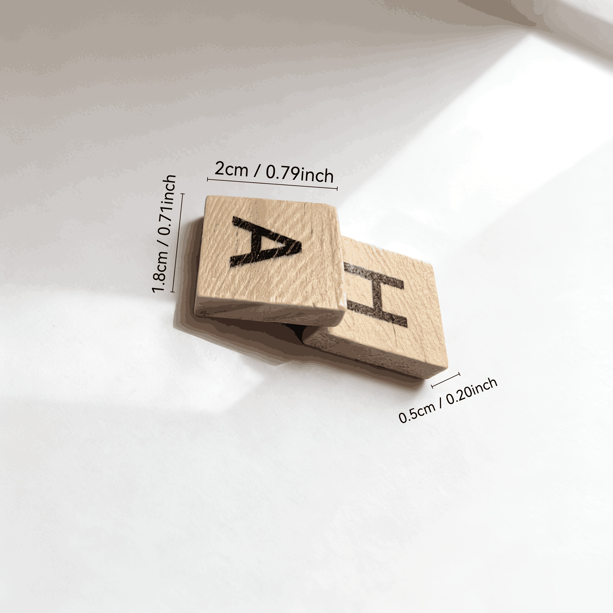 100PCS  Wooden Letter Cubes fo - Craft Embellishments 评论和价格