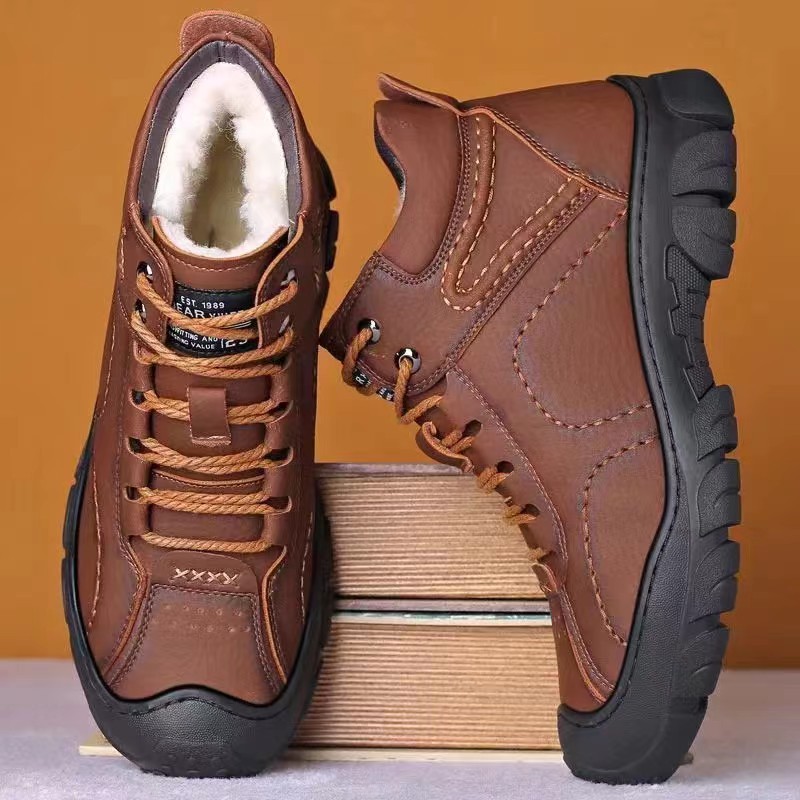 Men's Boots Lace Up Ankle Boot - Guipure Lace Panel 评论和价格