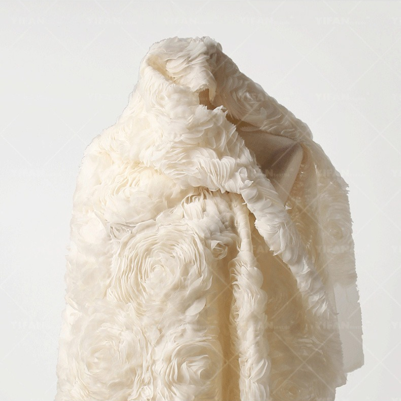 High End Texture 3D Plate Flow - Crystal Mesh Fabric 评论和价格