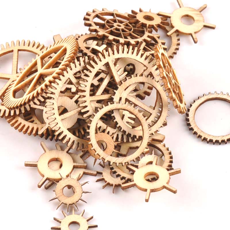 20-40mm 36pcs Unfinished Wood  - Craft Embellishments 评论和价格