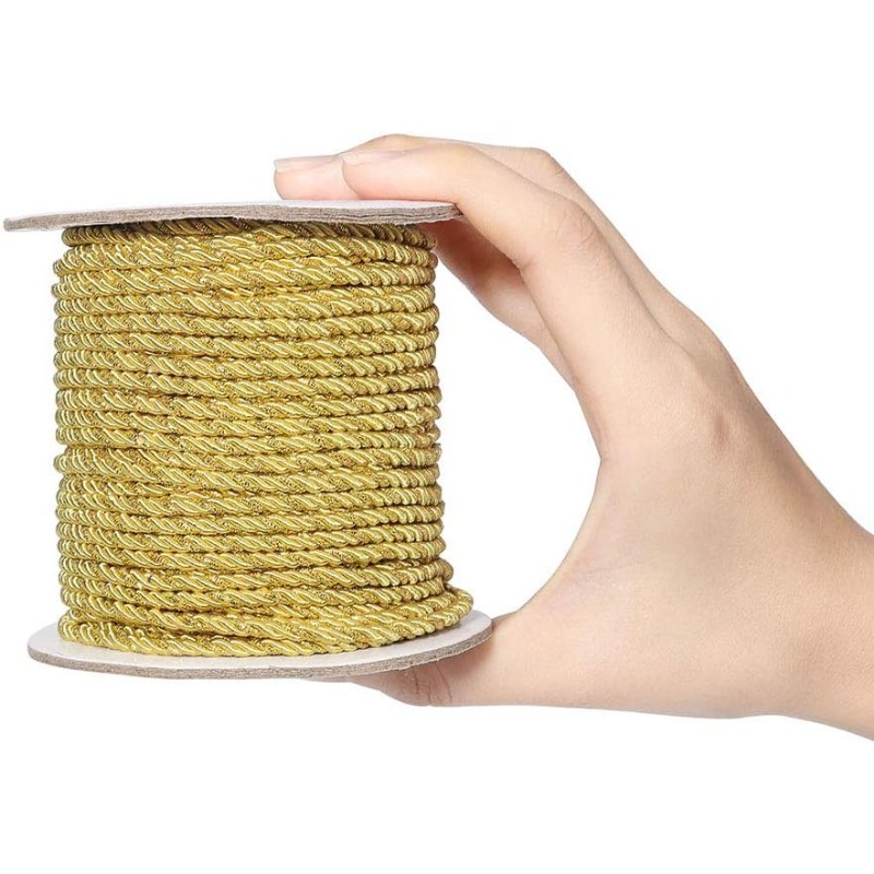 3mm / 35 Yards Metallic Twiste - Cord Trim Twisted 评论和价格