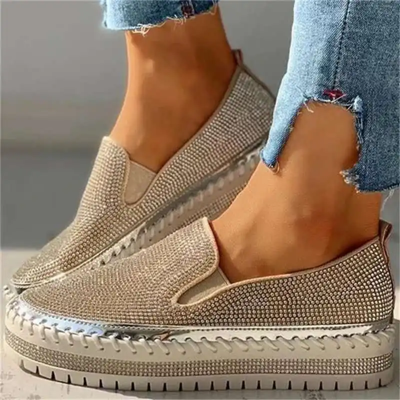 Women Flats Rhinestone Bling S - Sew On Rhinestone 评论和价格