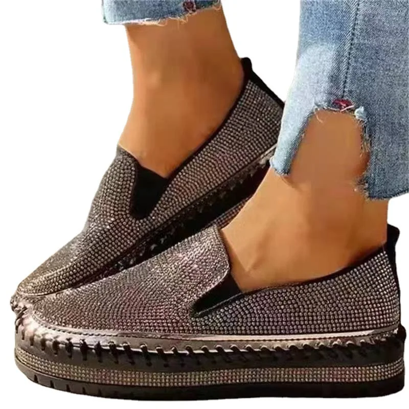 Women Flats Rhinestone Bling S - Sew On Rhinestone 评论和价格