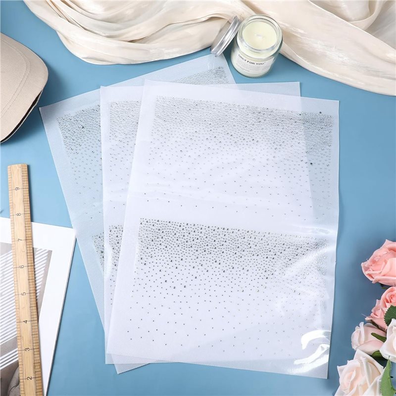 18 Sheets Iron On Rhinestone T - Hotfix Rhinestone Sheet 评论和价格