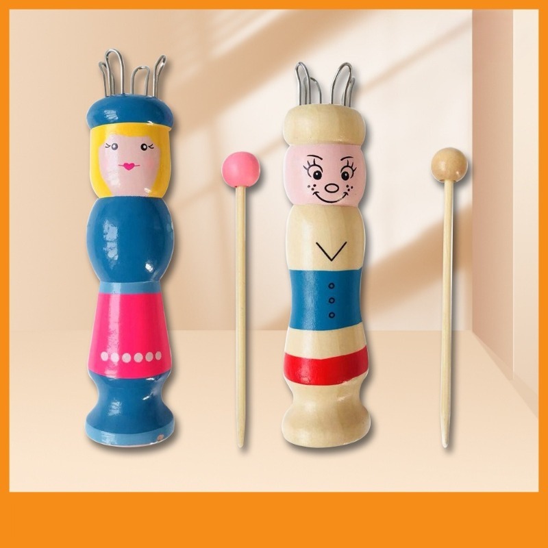 Wooden Doll French Knitter Kid - Pom Pom Maker Tool 评论和价格
